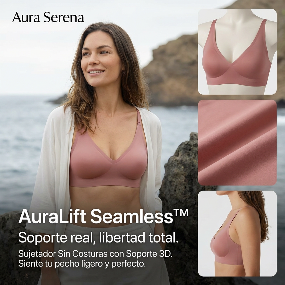 AuraLift Seamless™ – Seamless Bra with 3D Support
