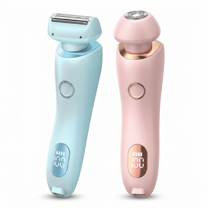 AuraSmooth™ 2-in-1 Rechargeable Epilator