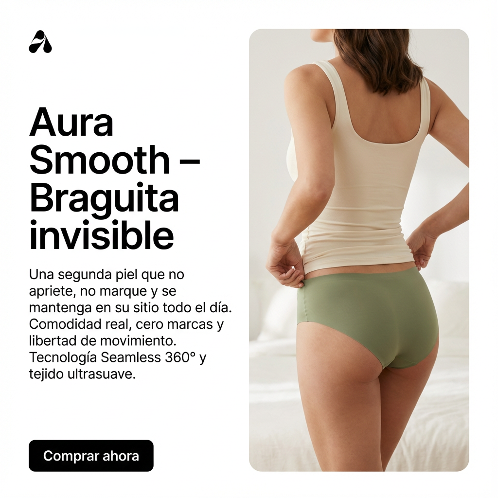 AuraSmooth™ - Braguita invisible antimarcas de alto confort