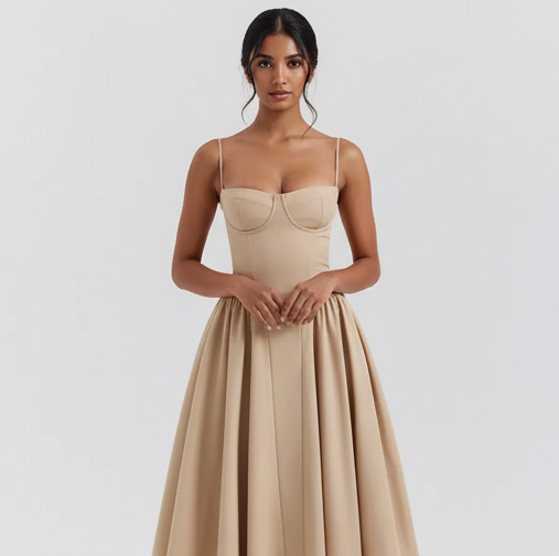 Noa Dress - Natural Elegance in Every Movement
