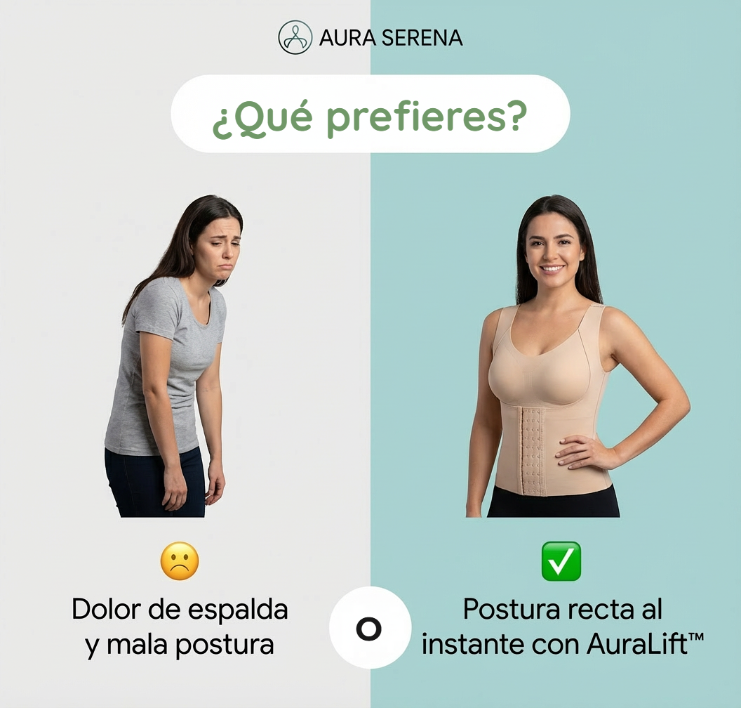 AuraLift PostureBra™ – Sujetador Corrector de Postura 3D