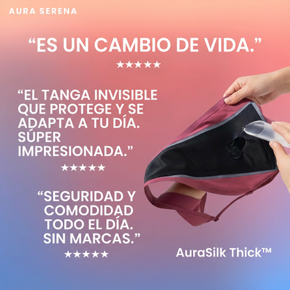 AuraSilk Thick™ – Tanga Ice-Silk Sin Costuras (Protección Reforzada)