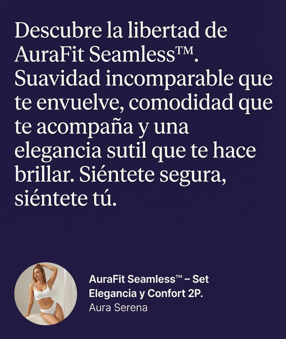 AuraFit Seamless™ – Conjunto Transpirable Invisible 2P
