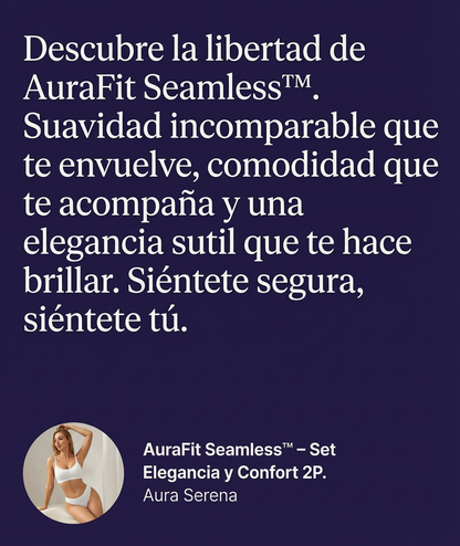 AuraFit Seamless™ – Conjunto Transpirable Invisible 2P