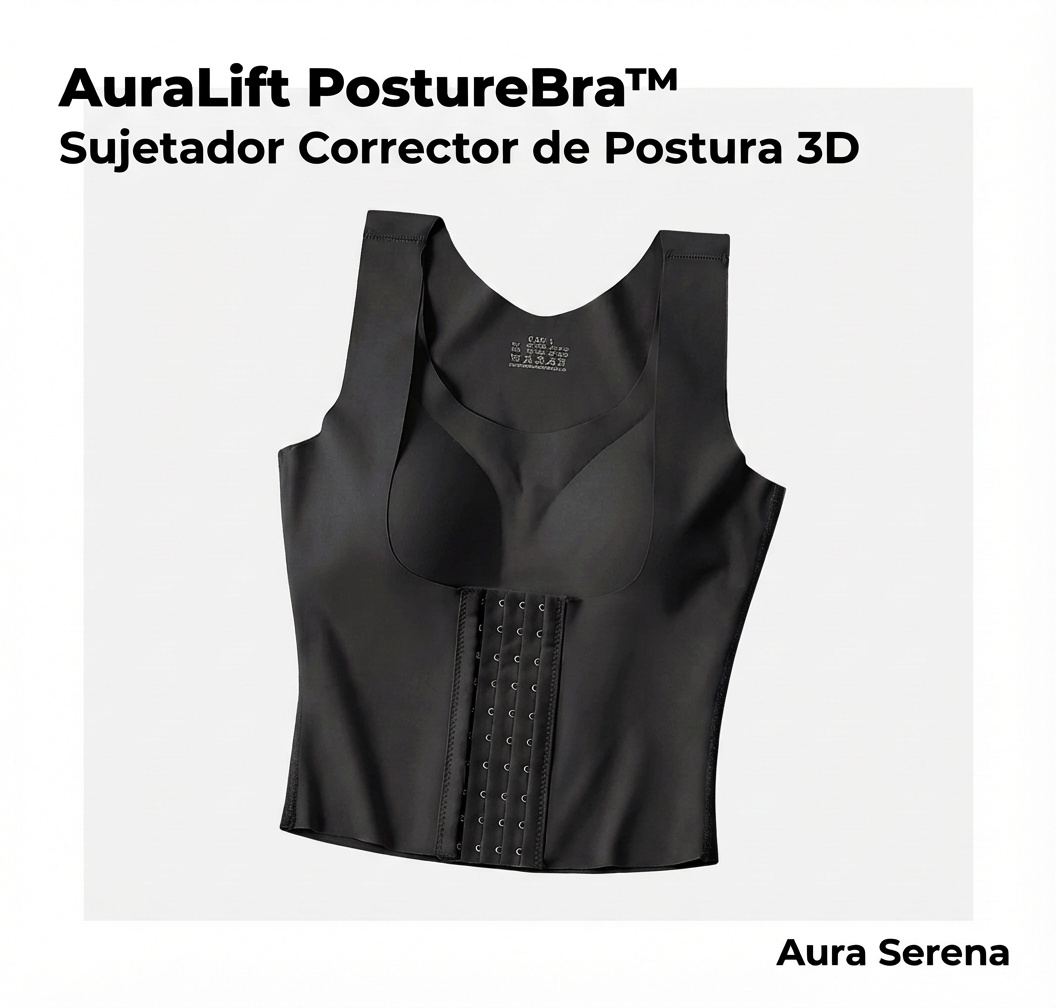 AuraLift PostureBra™ – Sujetador Corrector de Postura 3D