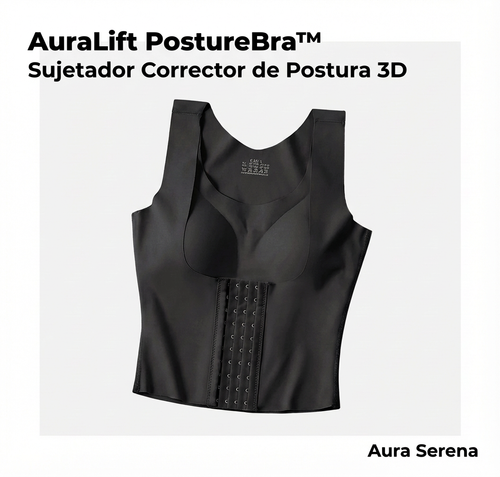 AuraLift PostureBra™ – Sujetador Corrector de Postura 3D