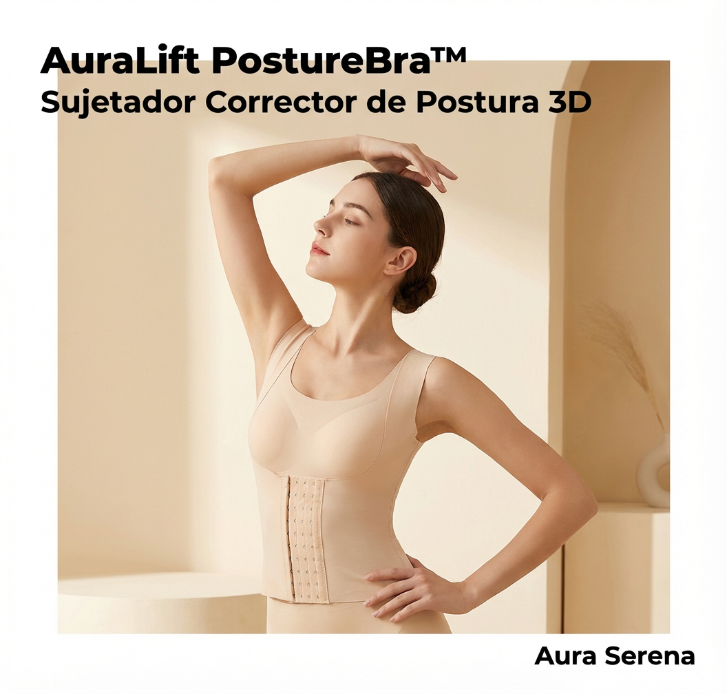 AuraLift PostureBra™ – Sujetador Corrector de Postura 3D