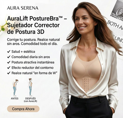 AuraLift PostureBra™ – Sujetador Corrector de Postura 3D