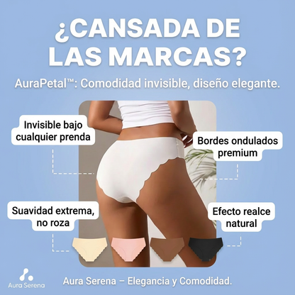 AuraPetal™ – Braguita Invisible Ondulada Antimarcas