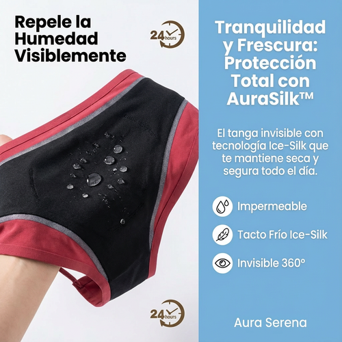 AuraSilk Thick™ – Tanga Ice-Silk Sin Costuras (Protección Reforzada)