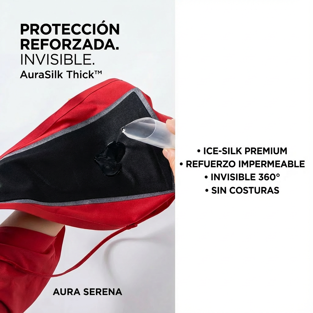 AuraSilk Thick™ – Tanga Ice-Silk Sin Costuras (Protección Reforzada)