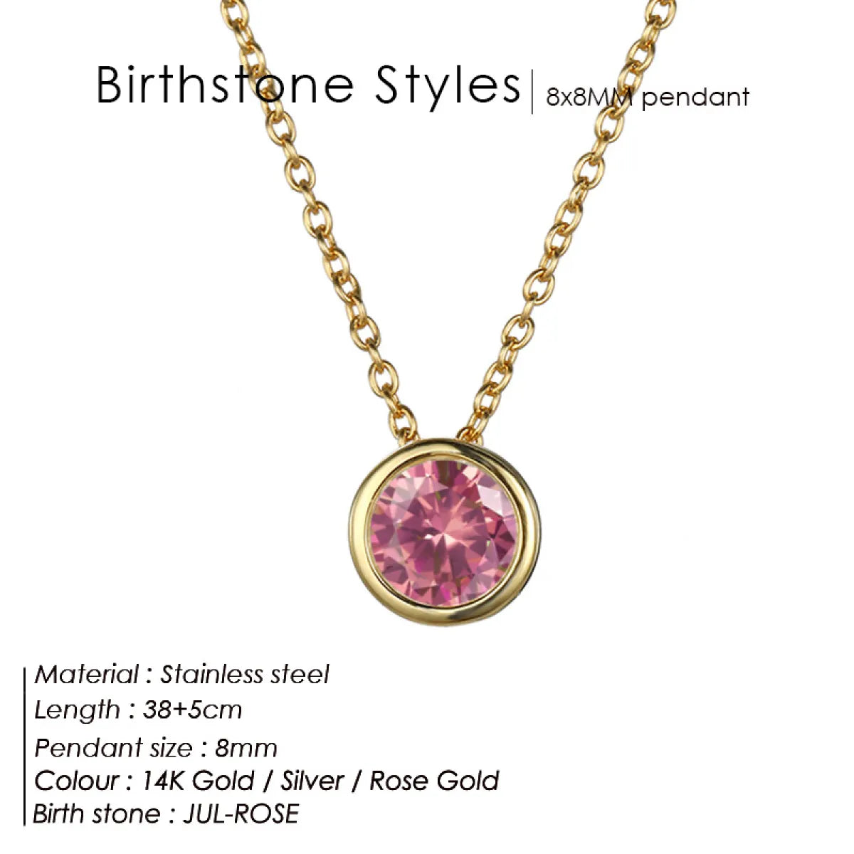 AuraBirth™ Collar Piedra Natal