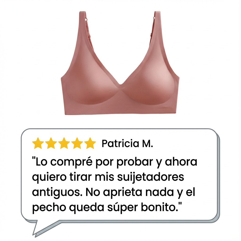 AuraLift Seamless™ – Sujetador Sin Costuras con Soporte 3D