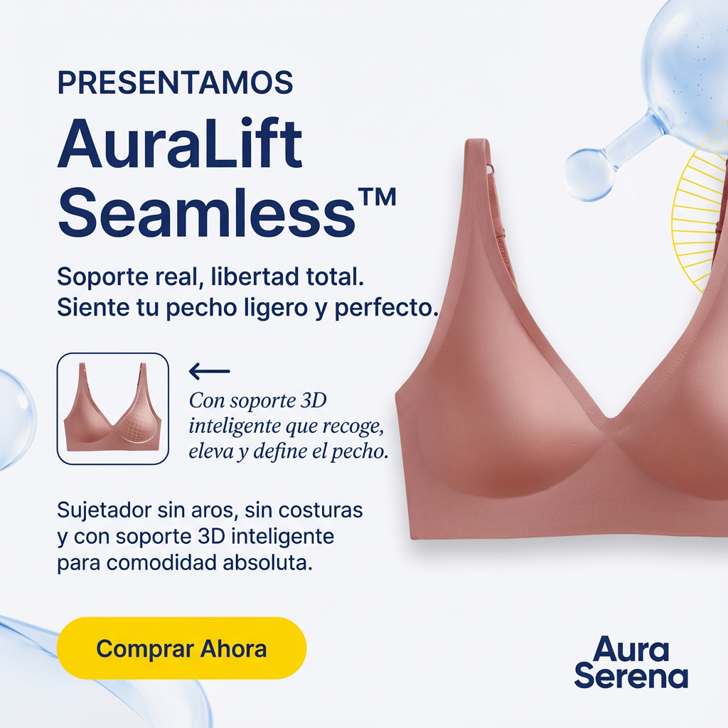 AuraLift Seamless™ – Sujetador Sin Costuras con Soporte 3D