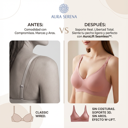 AuraLift Seamless™ – Sujetador Sin Costuras con Soporte 3D