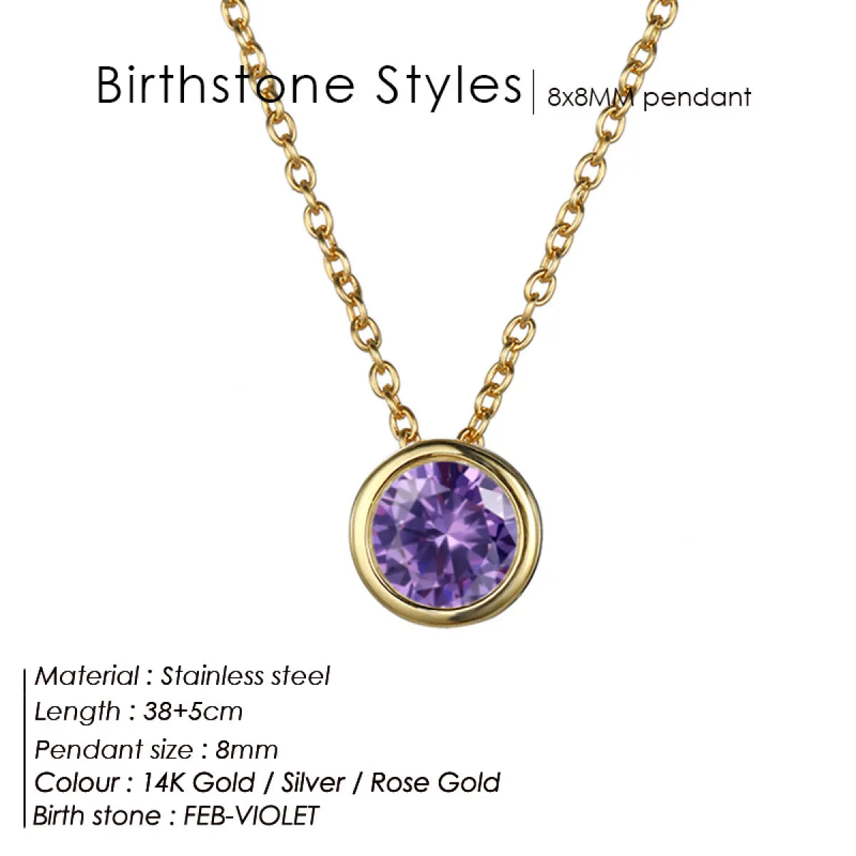 AuraBirth™ Collar Piedra Natal