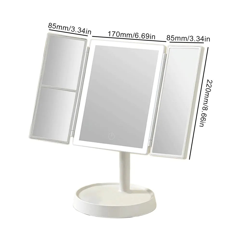 AuraMirror™ Espejo Triple LED