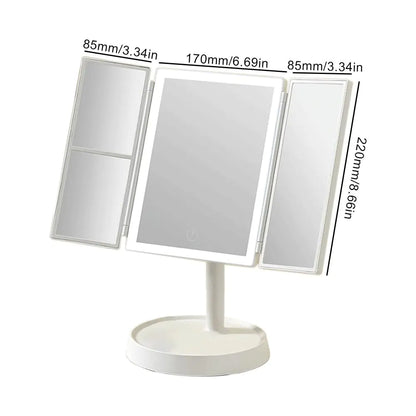 AuraMirror™ Espejo Triple LED