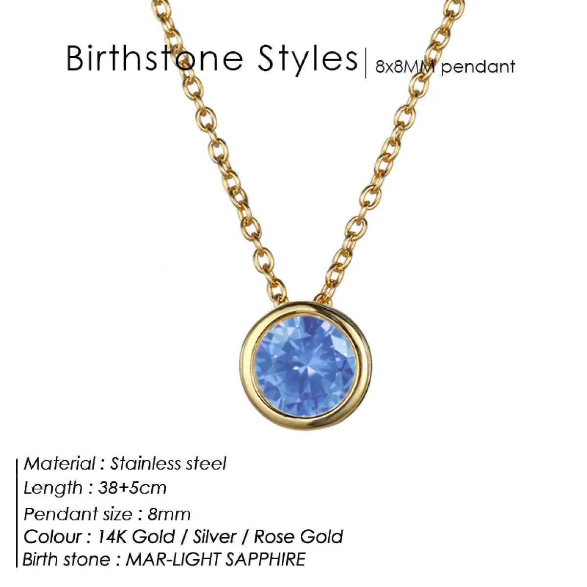 AuraBirth™ Collar Piedra Natal