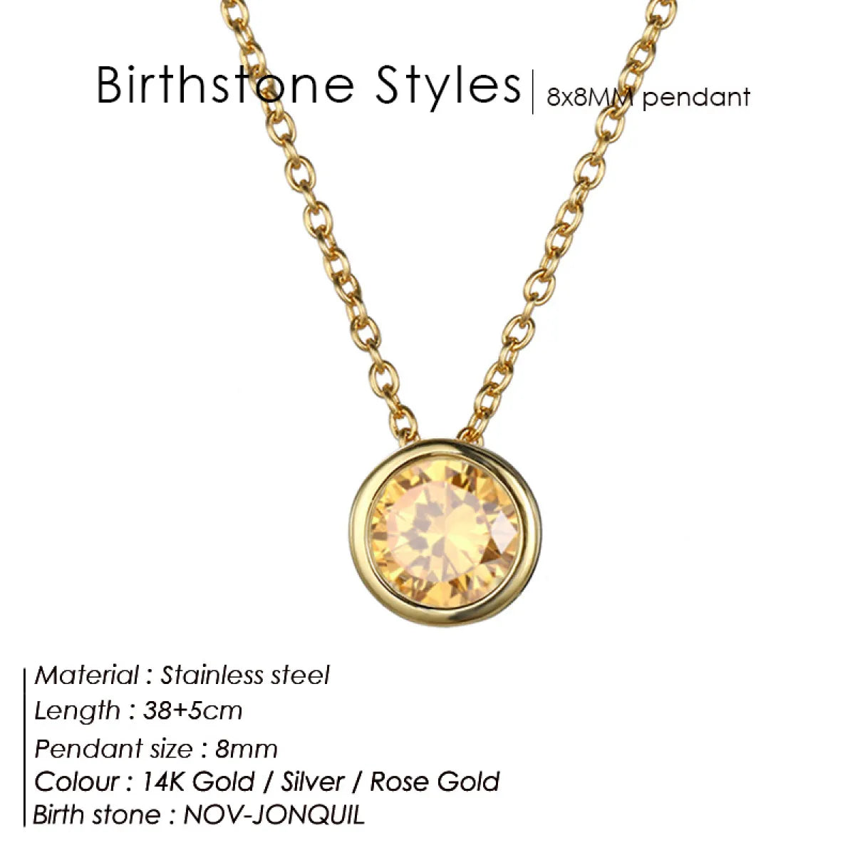 AuraBirth™ Collar Piedra Natal