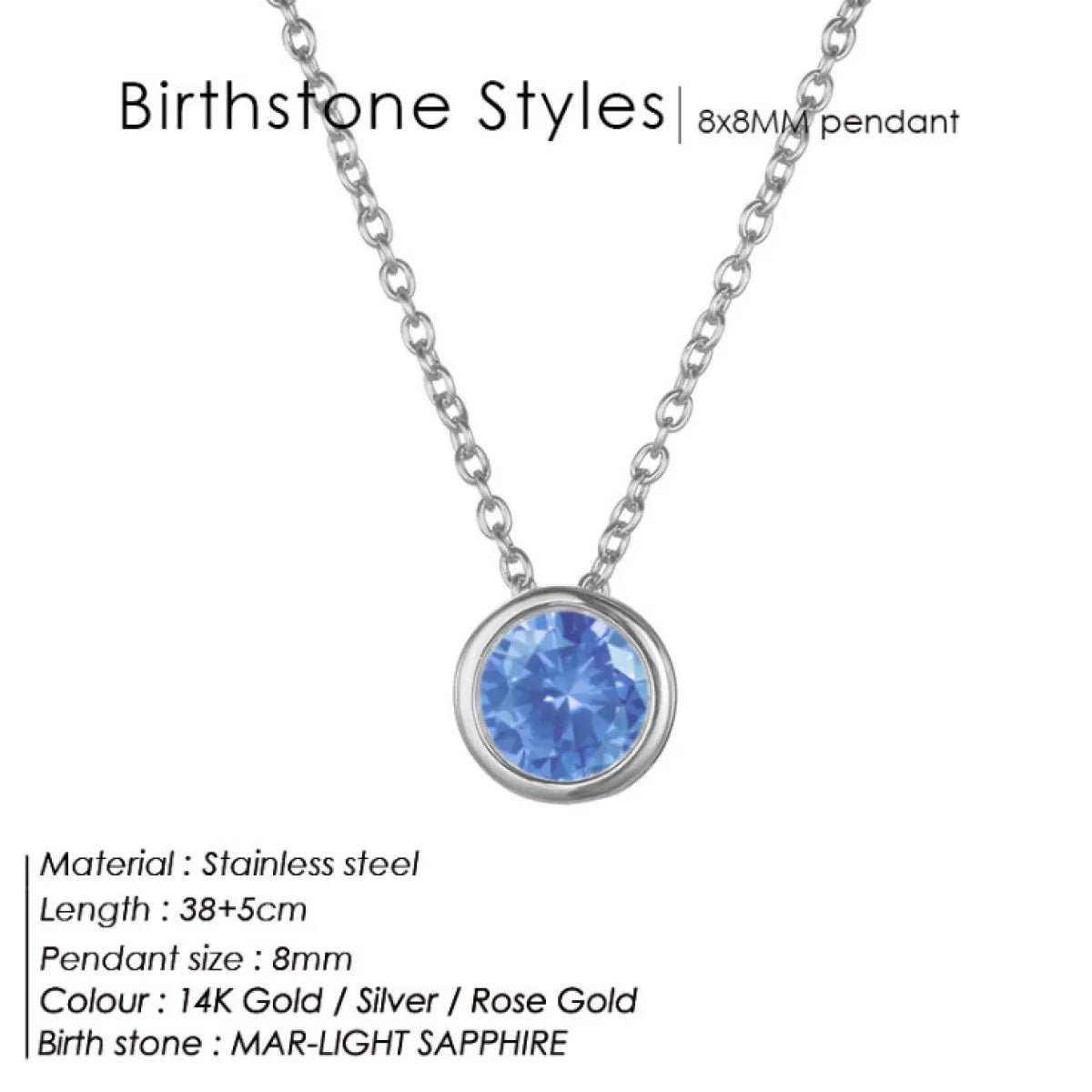 AuraBirth™ Collar Piedra Natal