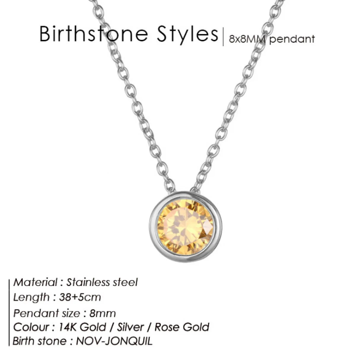 AuraBirth™ Collar Piedra Natal
