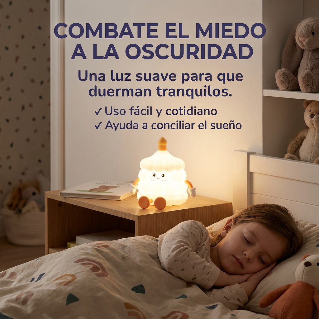 AuraGlow™ Lámpara Nocturna