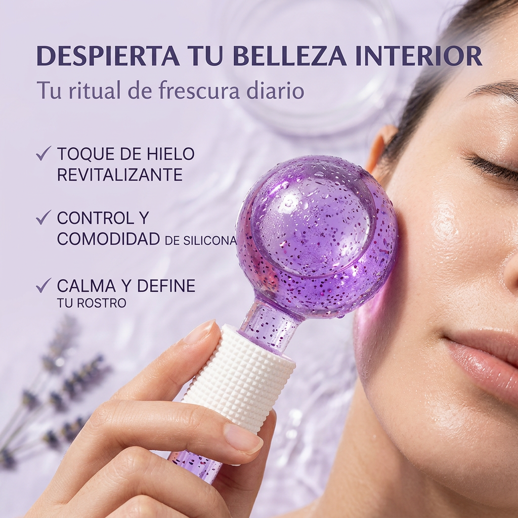 AuraWave™ Masajeador facial Crystal Ice