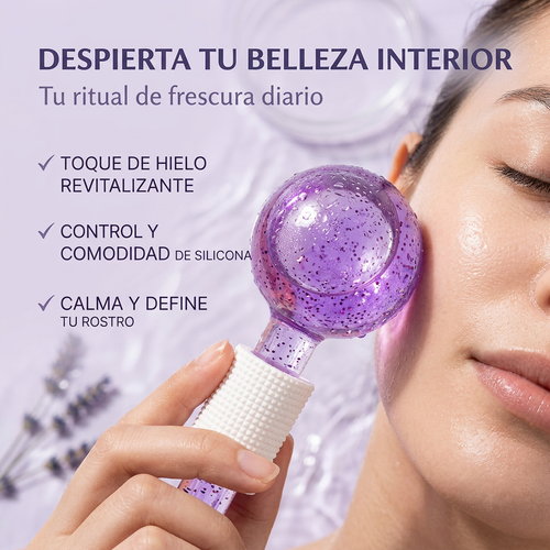 AuraWave™ Masajeador facial Crystal Ice