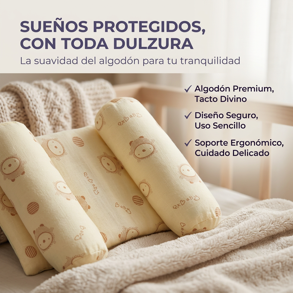 AuraHead™ Almohada Antidesviación para Bebé