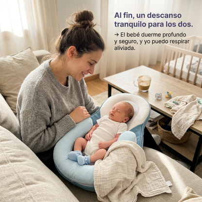 AuraNest™ Almohada Antivuelco para Bebé