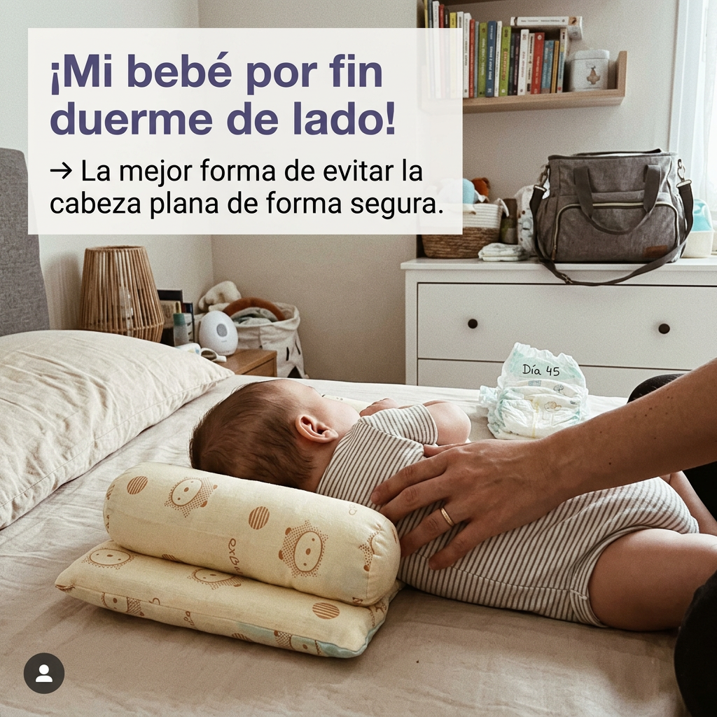 AuraHead™ Almohada Antidesviación para Bebé