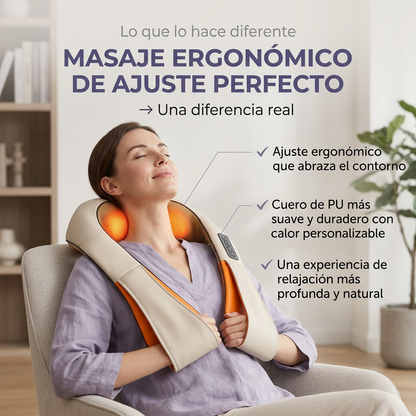 AuraFlex™ Masajeador corporal multifuncional