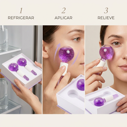 AuraWave™ Masajeador facial Crystal Ice