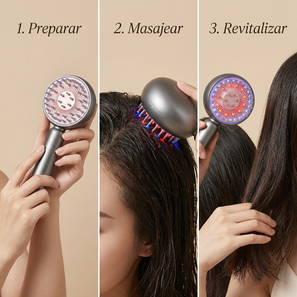 AuraScalp Masajeador Capilar Eléctrico