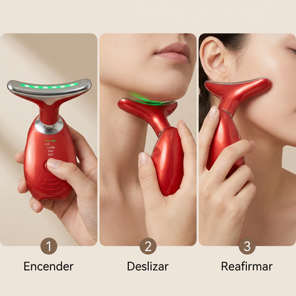 AuraLift™ Escultor facial y de cuello LED