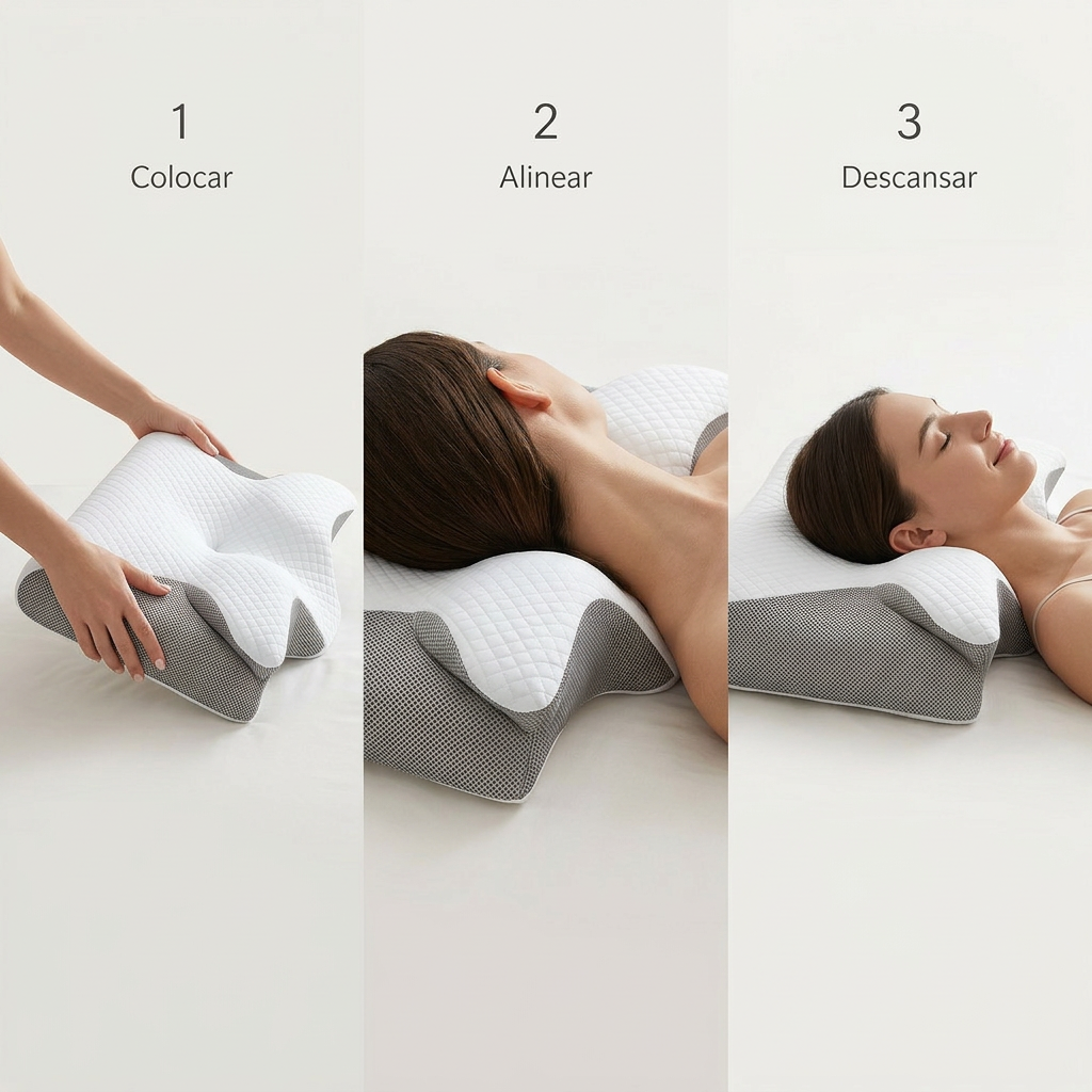 AuraNeck™ Almohada Cervical Ergonómica