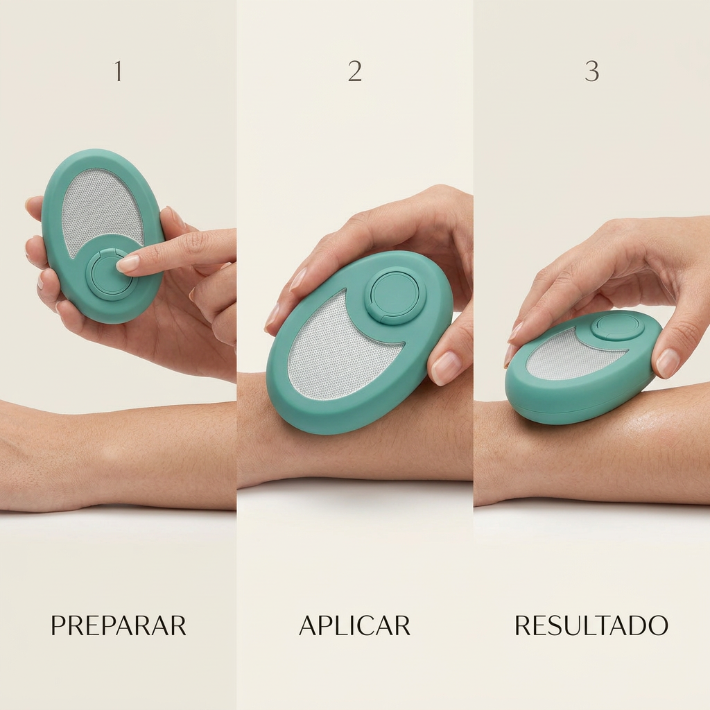 AuraSilk™ Epilador manual de Cristal
