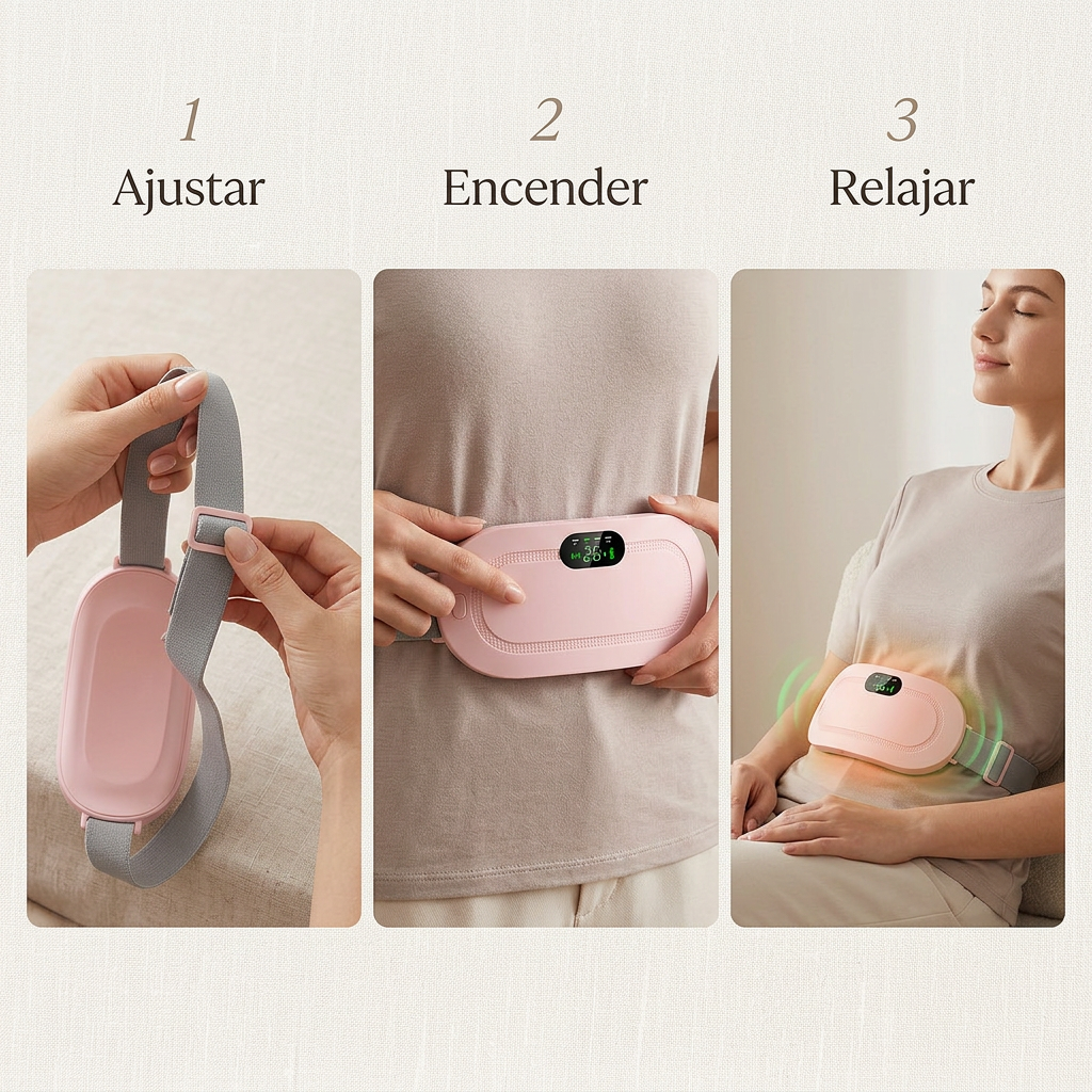 AuraHeat™ Cinturón Térmico Menstrual