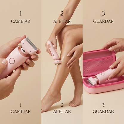 AuraSmooth™ Epilador Recargable 2 en 1
