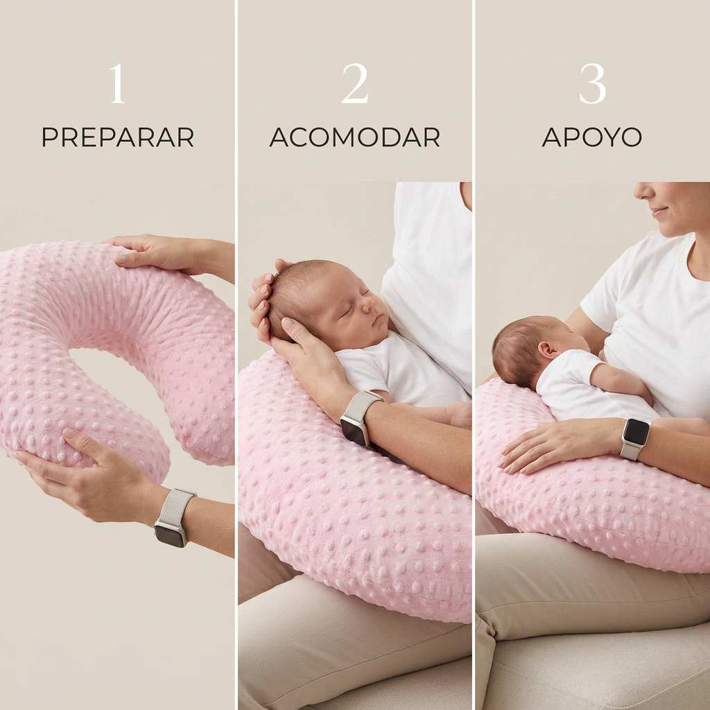 AuraNurture™ Almohada de Lactancia Ergonómica