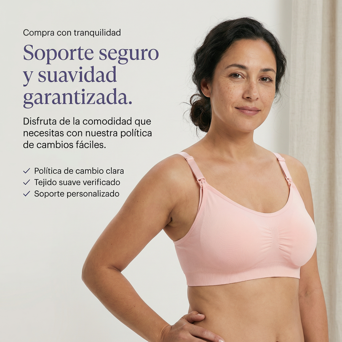 AuraFlow™ Sujetador de Lactancia Transpirable