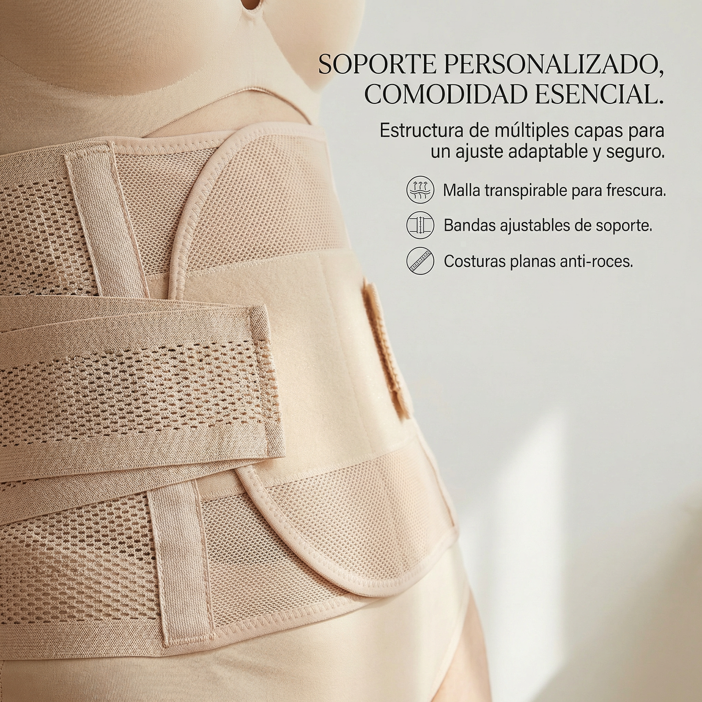 AuraHold™ – Faja Postparto Ajustable