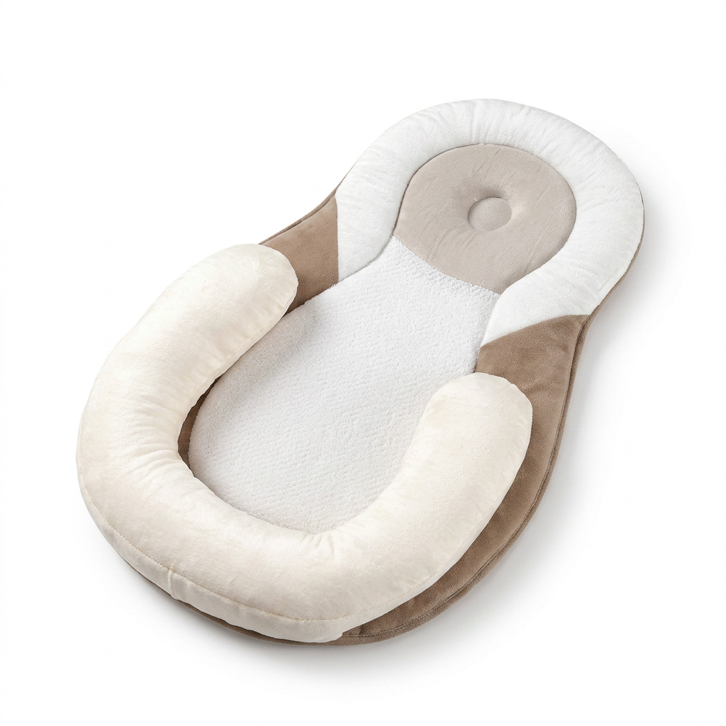 AuraNest™ Almohada Antivuelco para Bebé