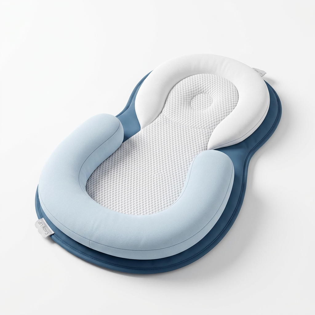 AuraNest™ Almohada Antivuelco para Bebé