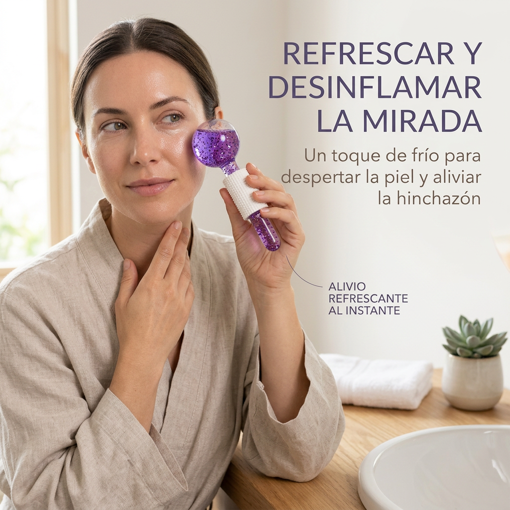 AuraWave™ Masajeador facial Crystal Ice