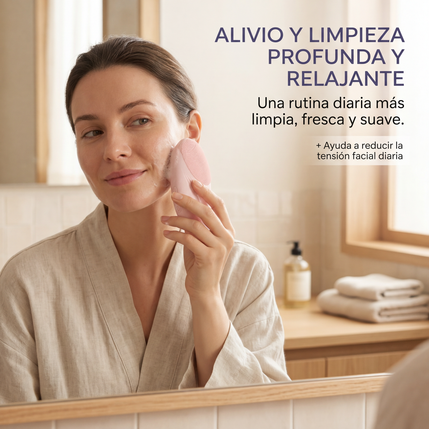 AuraClean™ Silicone Facial Brush