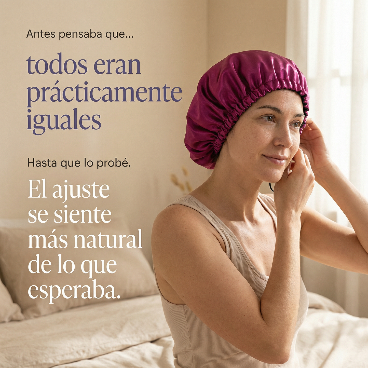 AuraSilk Gorro de Satén Nocturno (2-Pack Ajustable)