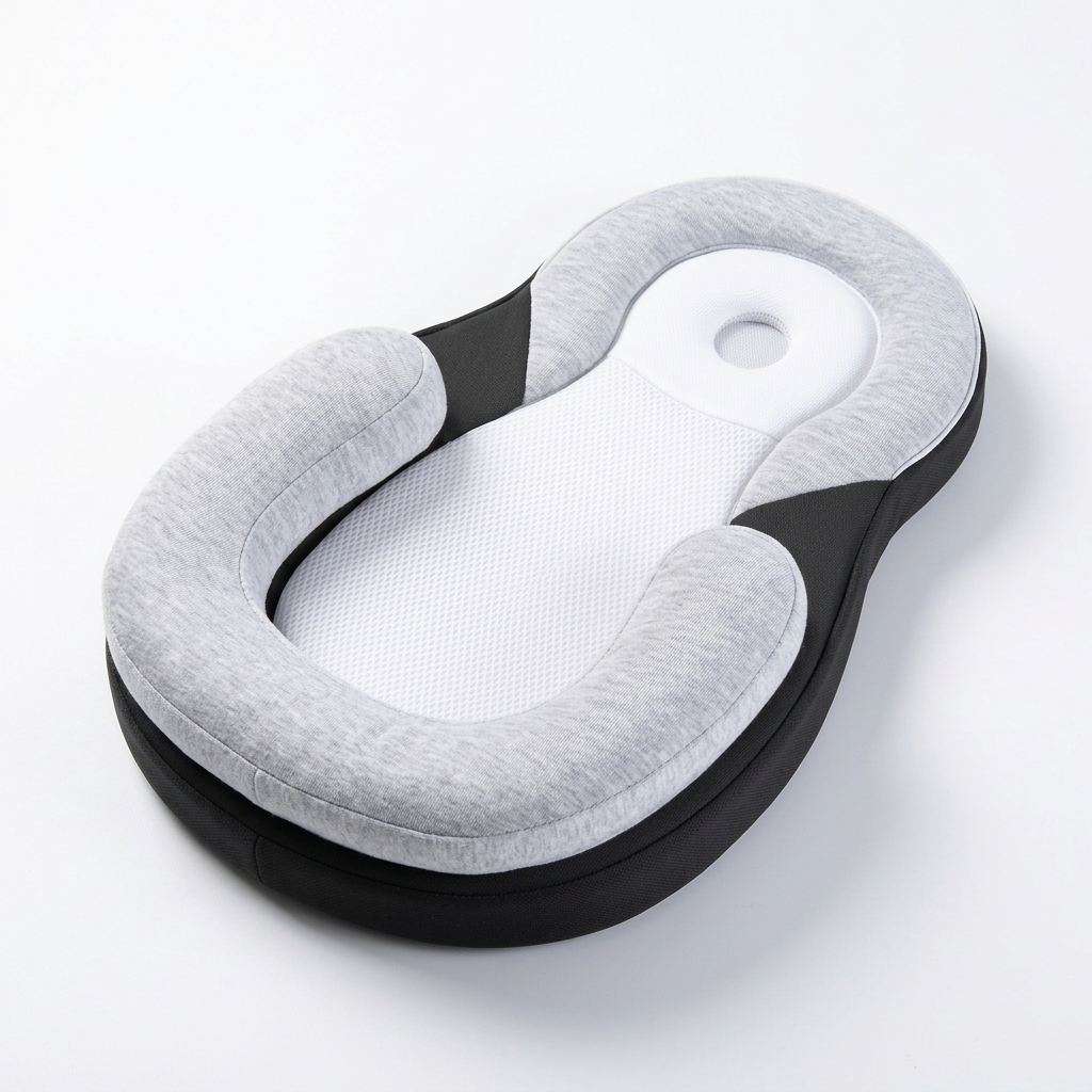 AuraNest™ Almohada Antivuelco para Bebé