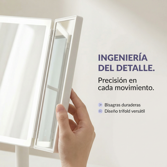 AuraMirror™ Espejo Triple LED